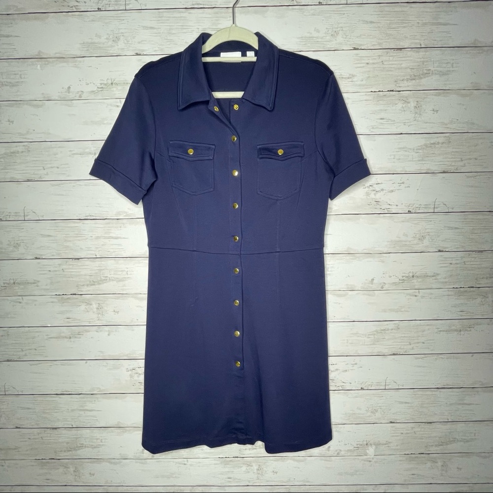New York & Company	Snap Tee Shirt Dress